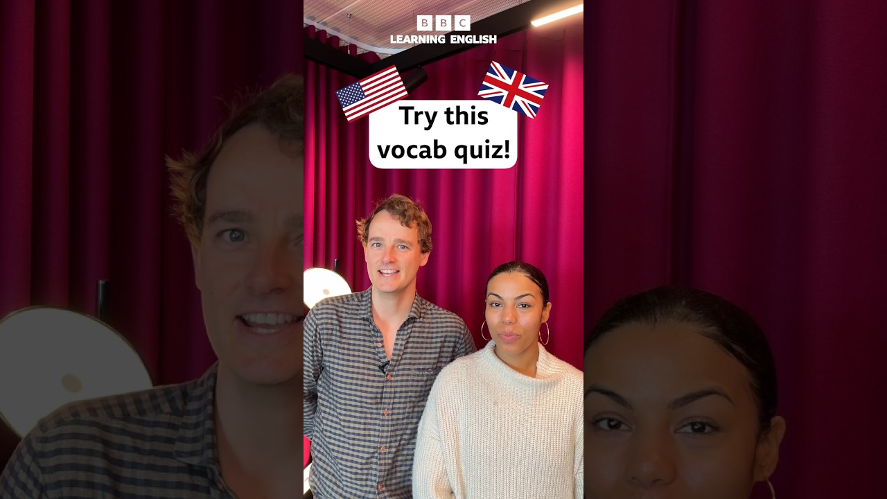 🇺🇸 🇬🇧 Do you speak British English or American English? Vocabulary Quiz cover art