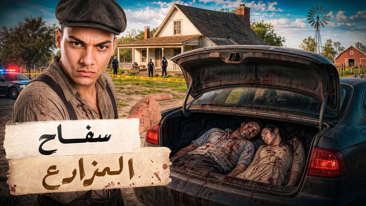 اختبأ المجرم في مزرعتهم طوال الشتاء وعندما كشفوه قتلهم بأبشع طريقه - سفاح المزارع cover art