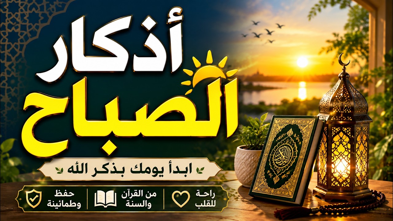 اذكار الصباح بصوت يريح قلبك راحه نفسيه حصن نفسك وبيتك من الشيطان حسام المعصبي أذكار الصباح cover art