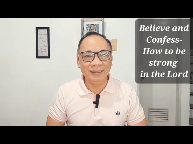 Daily Devotions in Tagalog: Believe and Confess- How to be strong in the Lord cover art
