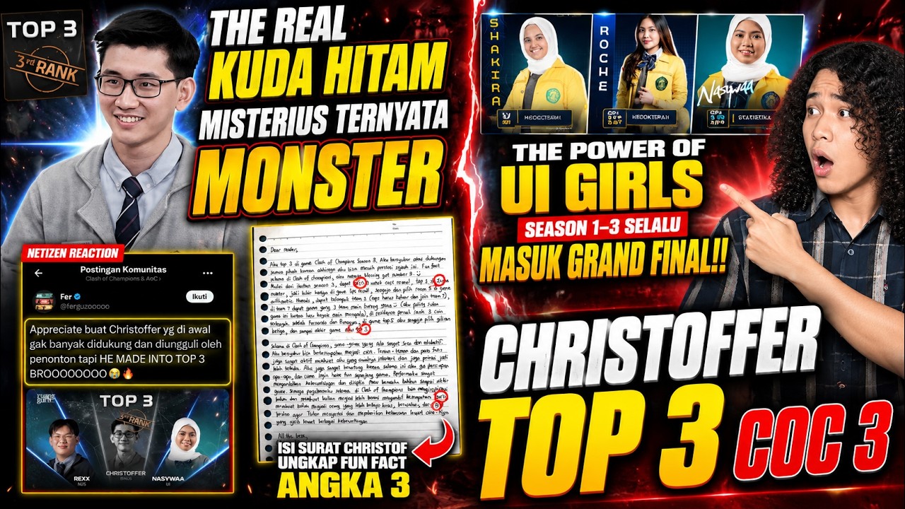 Christoffer Edbert The Real Kuda Hitam COC 3 !! Awalnya Gak Banyak Diungguli, Namun Endingnya cover art