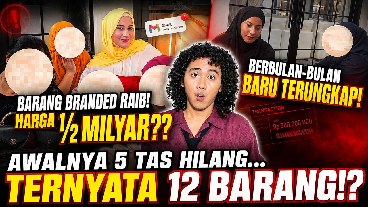 Kronologi Kasus Tasy Athasyia VS Karyawan, Barang Branded-nya DICURI? cover art