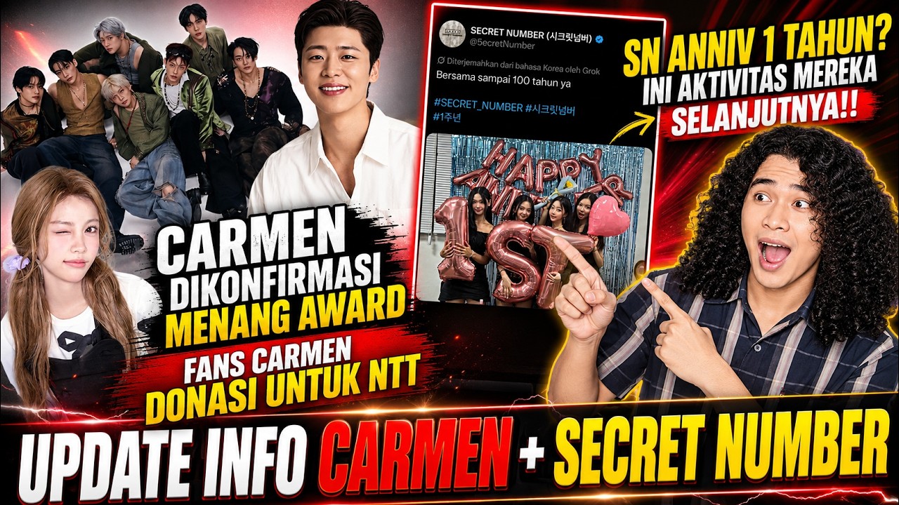Pro Kon Secret Number Anniversary 1 Tahun, Carmen Hearts2Hearts Dikonfirmasi Menang Award Korea cover art