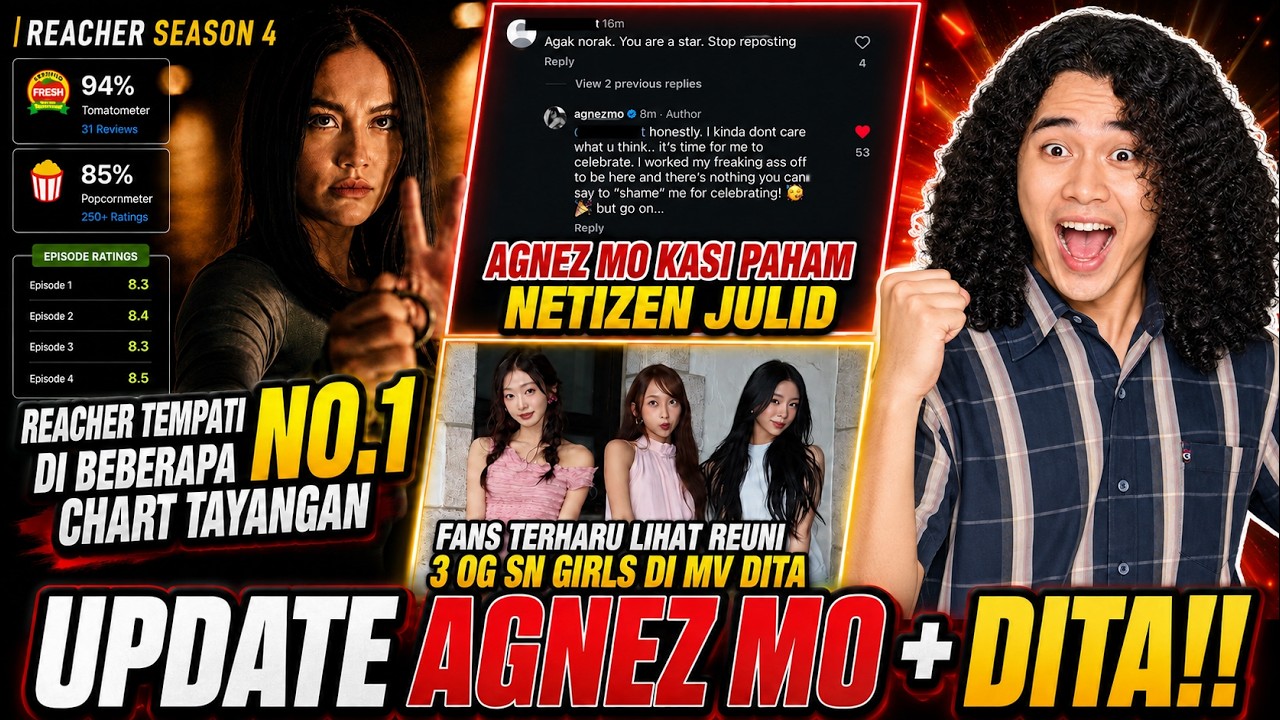 Agnez Mo Tempati No. 1 di Sensacine Spanyol, Dita Reuni Dengan Soodam dan Mizuki ex Secret Number cover art