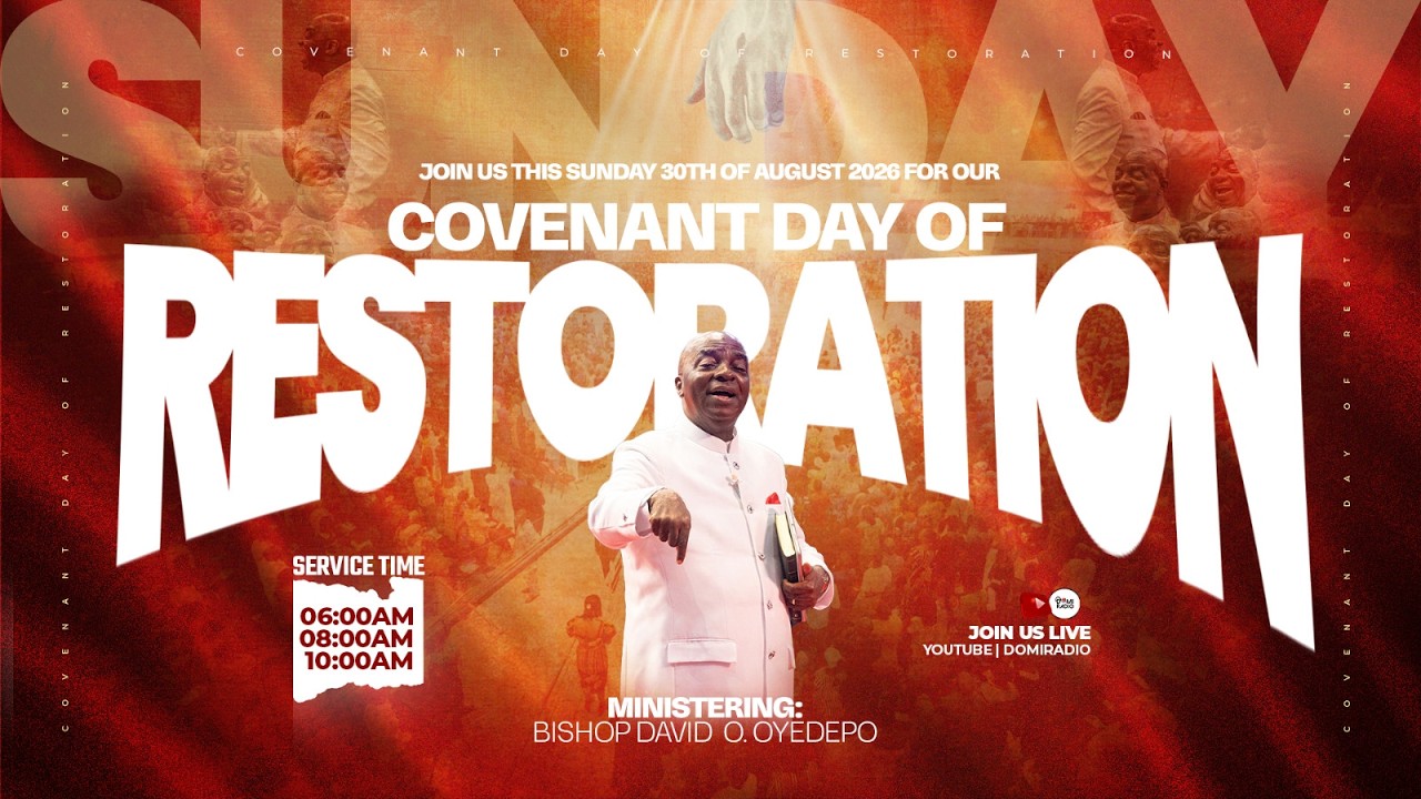 COVENANT DAY OF RESTORATION | 30, AUGUST 2026 | FAITH TABERNACLE OTA cover art
