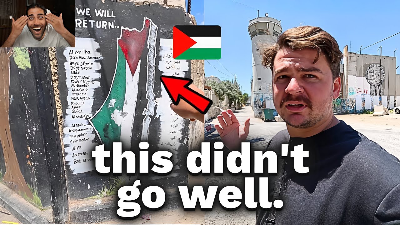 Anti-Israel Youtuber Goes To Palestine To Film Apartheid, FAILS MISERABLY! cover art