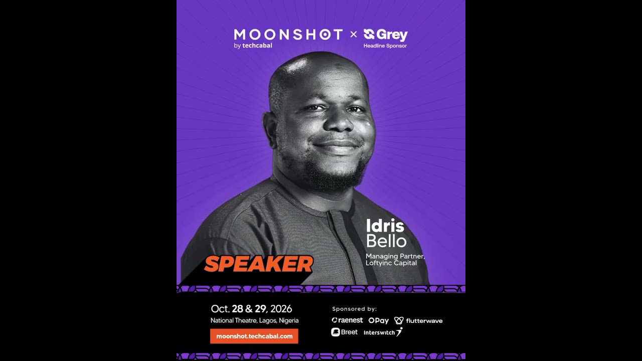 Moonshot speaker alert! Idris Bello will be speaking at Moonshot #tech #techcabal #moonshot cover art