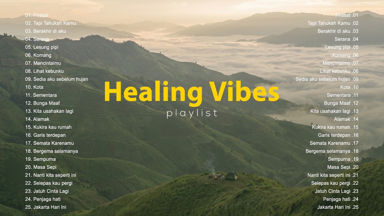 Healing Vibes, Lagu Santai Buat Kerja 💗🎧 — Top Hits Spotify Indonesia 2026 | Lagu Terbaru 2026 🌿 cover art