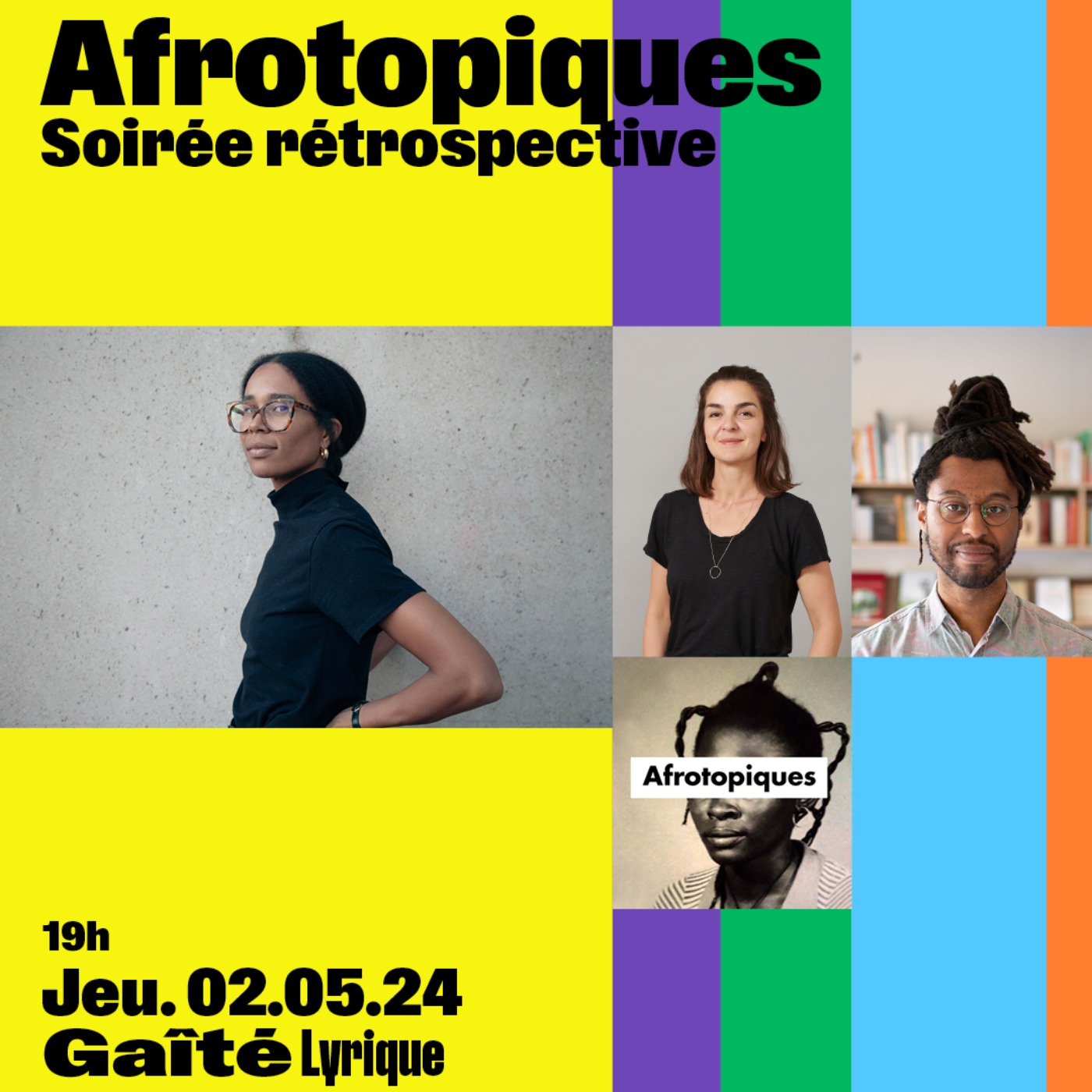 SAVE THE DATE - Jeudi 2 Mai à 19h - Rétrospective Afrotopiques à la Gaîté Lyrique 🥳 cover art
