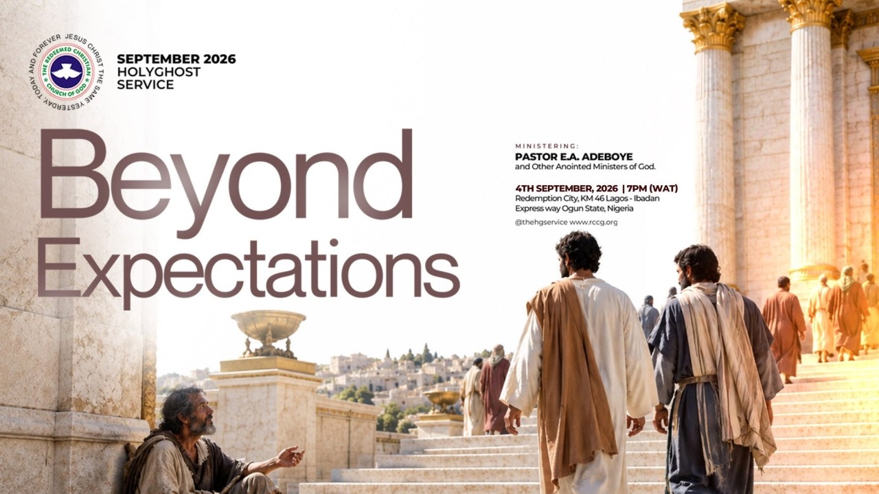 SEPTEMBER 2026_ RCCG HOLY GHOST SERVICE || BEYOND EXPECTATIONS cover art