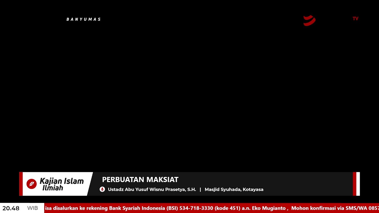 LIVE Perbuatan Maksiat - Ustadz Abu Yusuf Wisnu Prasetya, S.H. cover art