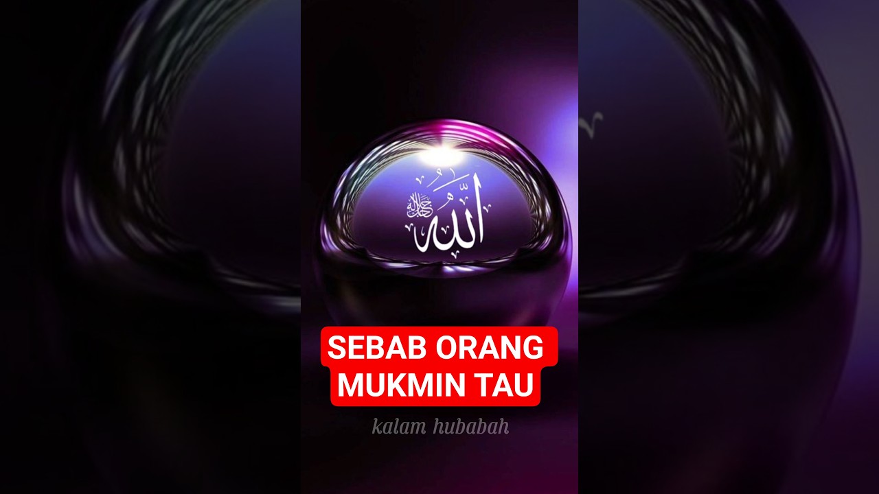 Sebab orang mukmin tau ][ ustazah Halimah alaydrus | kalam hubabah cover art