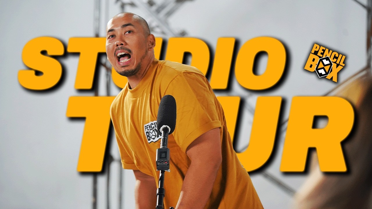 Studio tour sa Pencilbox Comedy with James Caraan | Behind the Scenes Vlog cover art