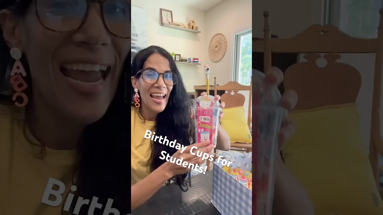 Birthday Cups for students! #teachers #teachersofinstagram #teacherlife #teacherresources cover art