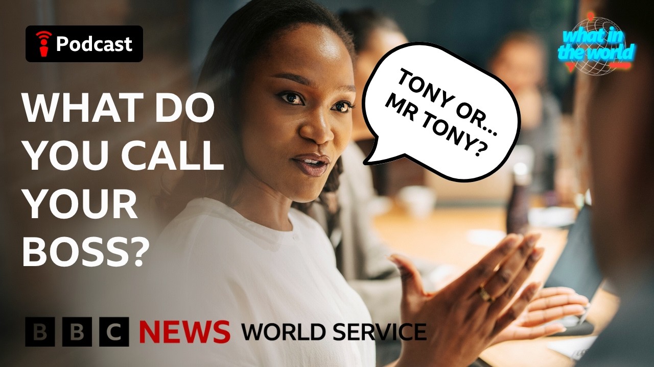 Is it rude to call your boss by their first name? - What in the World podcast, BBC World Service cover art
