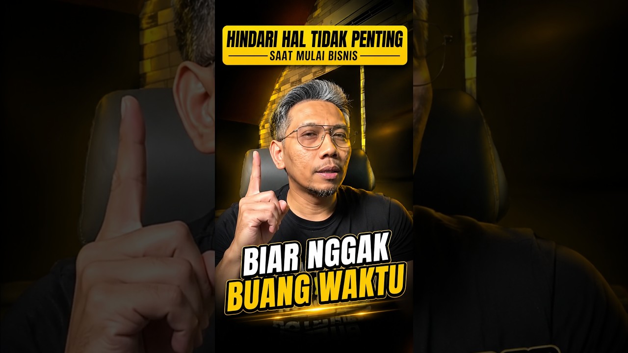 Baru mulai bisnis? Jangan sibuk sama hal yang belum penting cover art
