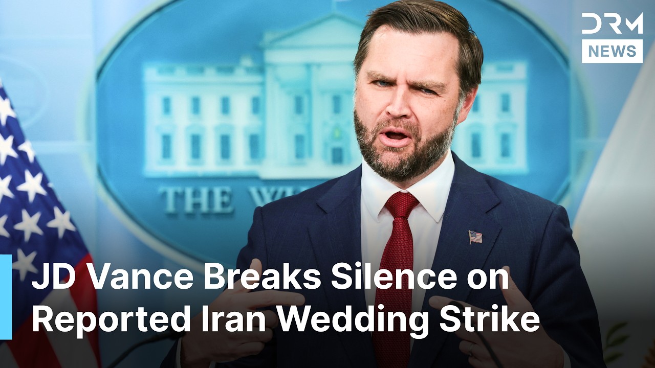 JD Vance Asked About U.S. Airstrike on Iranian Wedding Celebration Near Strait of Hormuz | AC1N cover art