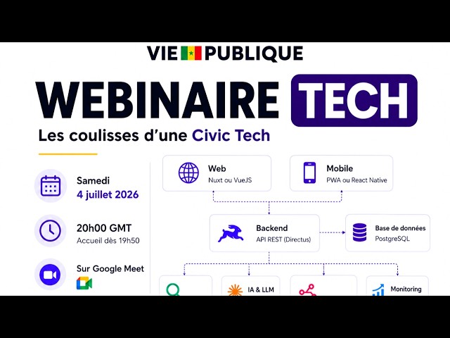 Webinaire Tech #1 · Les coulisses technique de Vie Publique Sénégal cover art