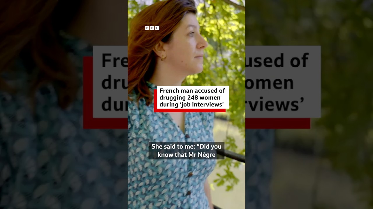 French civil servant drugged us to make us urinate, say accusers - BBC World Service #shorts cover art