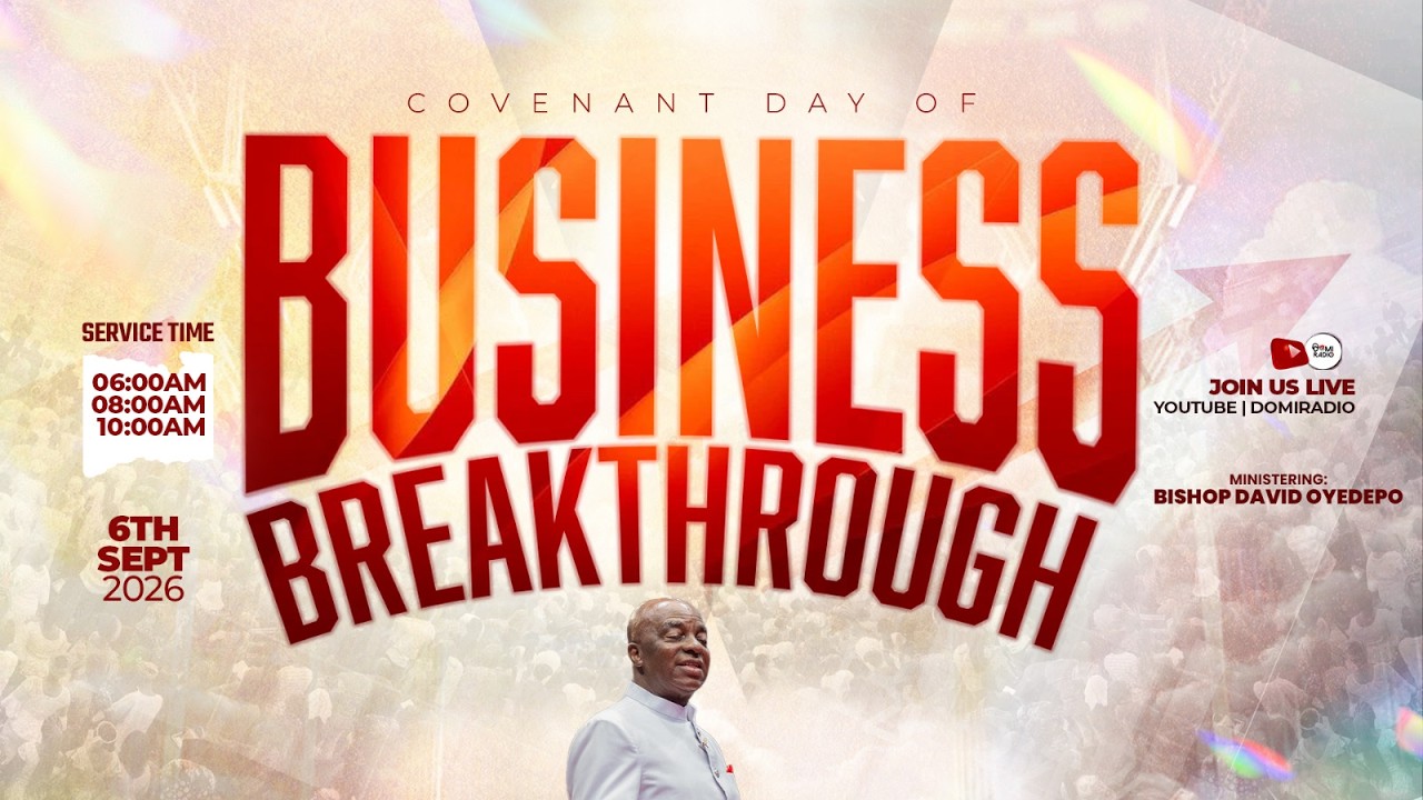 COVENANT DAY OF BUSINESS BREAKTHROUGH SERVICE | 6, SEPTEMBER 2026 | FAITH TABERNACLE OTA cover art
