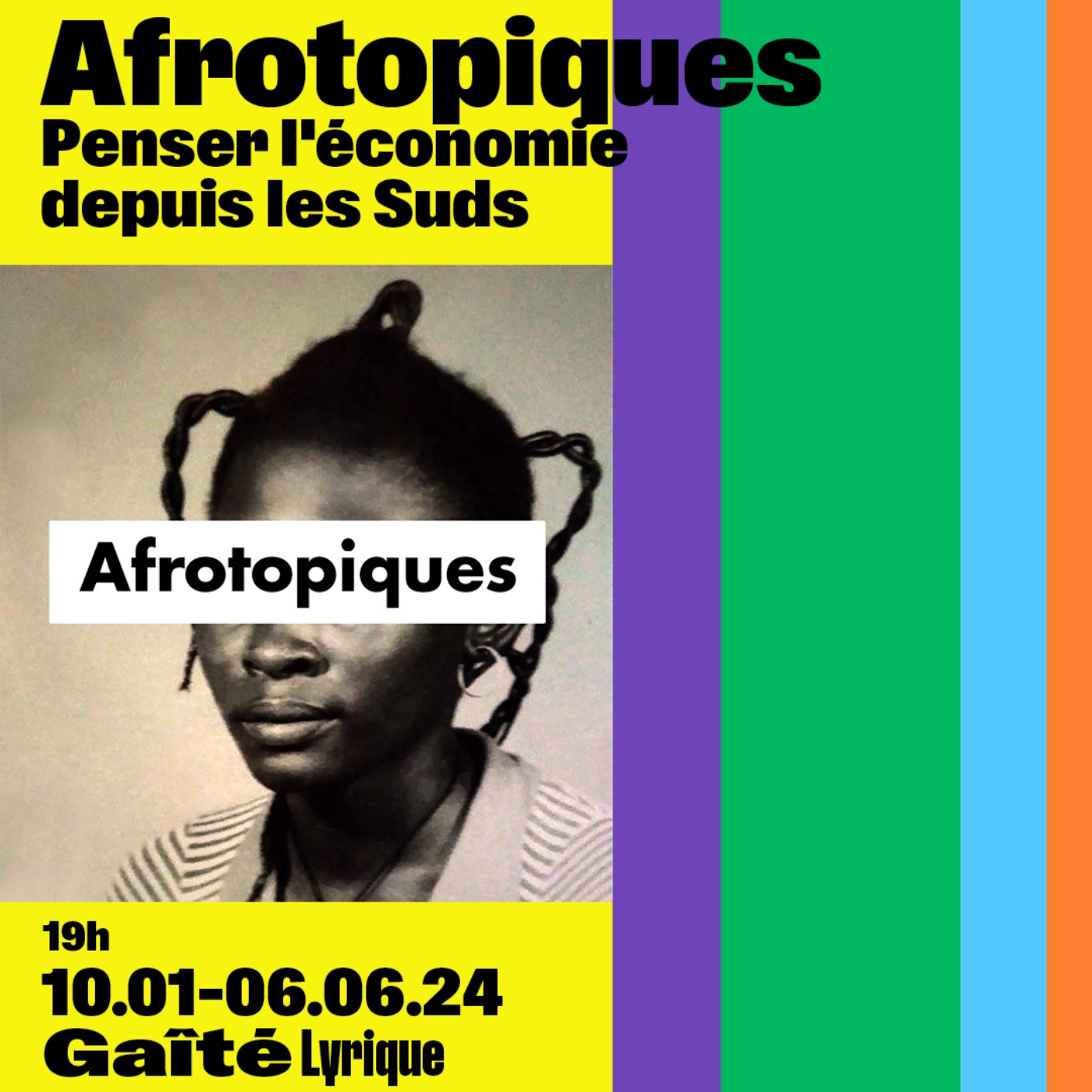 Afrotopiques à la Gaîté Lyrique ! Save the date cover art