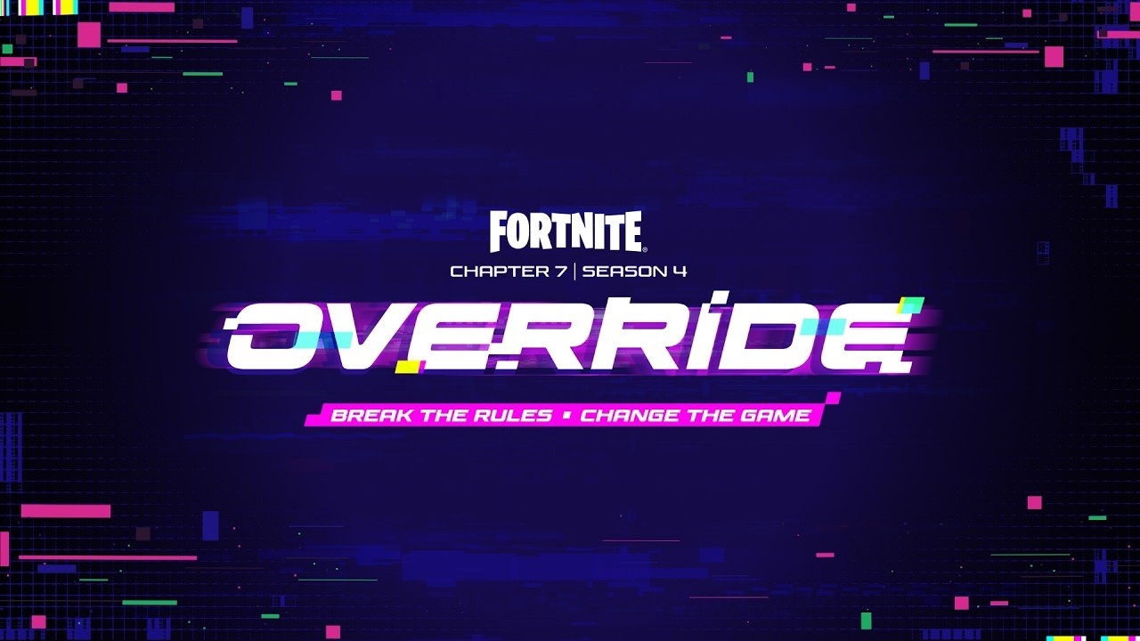Fortnite Chapter 7 Season 4 OVERRIDE - Video Game Crossover Event! cover art