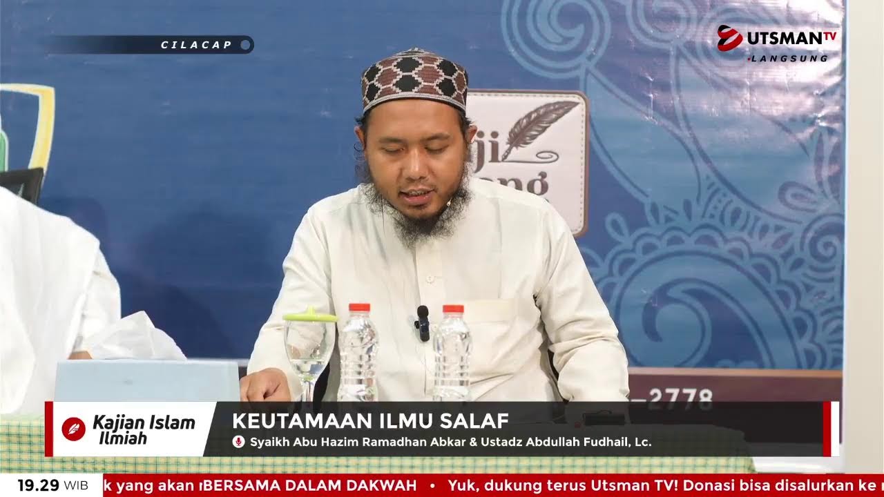 LIVE Keutamaan Ilmu Salaf - Syaikh Abu Hazim Ramadhan Abkar & Ust. Abdullah Fudhail cover art