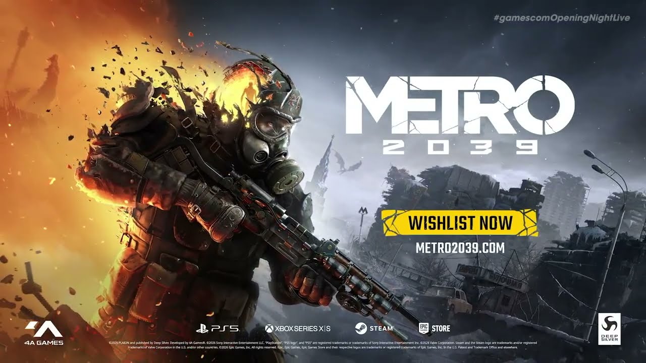 Metro 2039 World Premiere Trailer | gamescom Opening Night Live 2026 cover art
