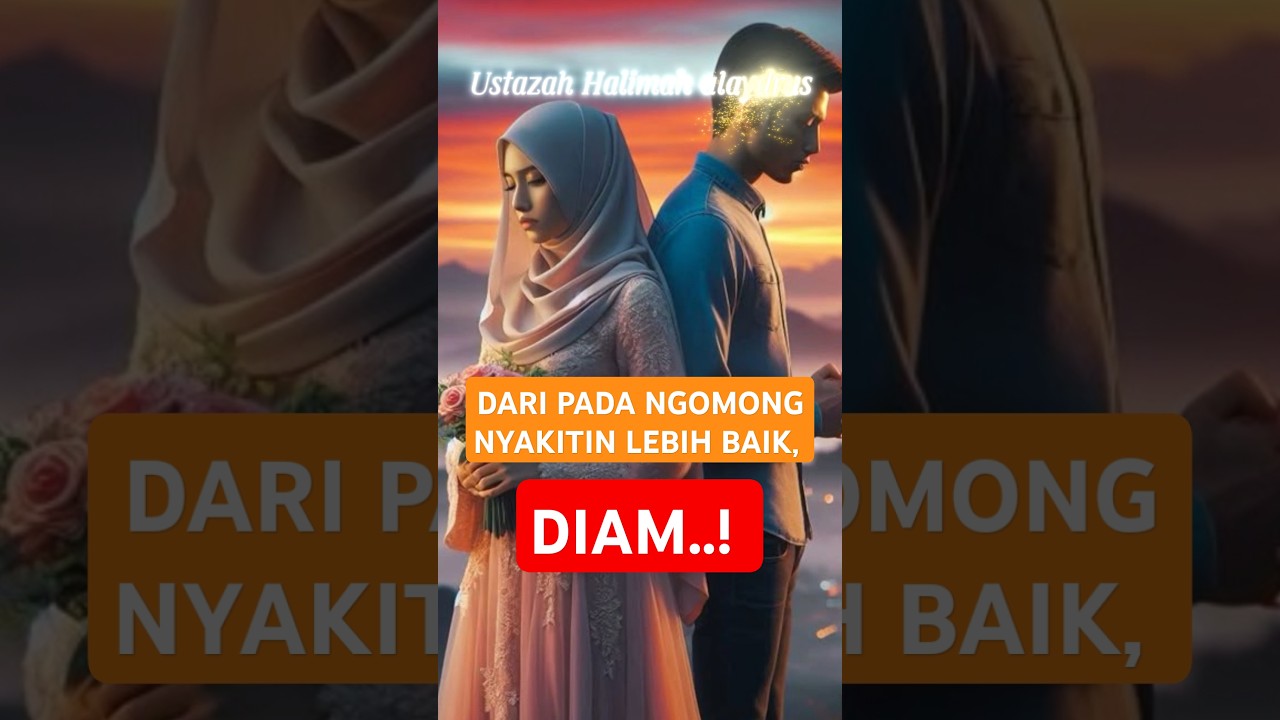 Dari pada ngomong nyakitin lebih baik diam ][ ustazah Halimah alaydrus | kalam hubabah cover art