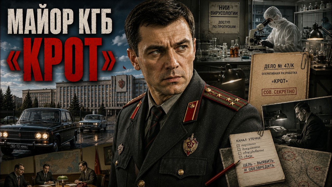 📖 Аудиокнига полностью : КГБ " КРОТ " Военные Истории / Реальные События👍 cover art