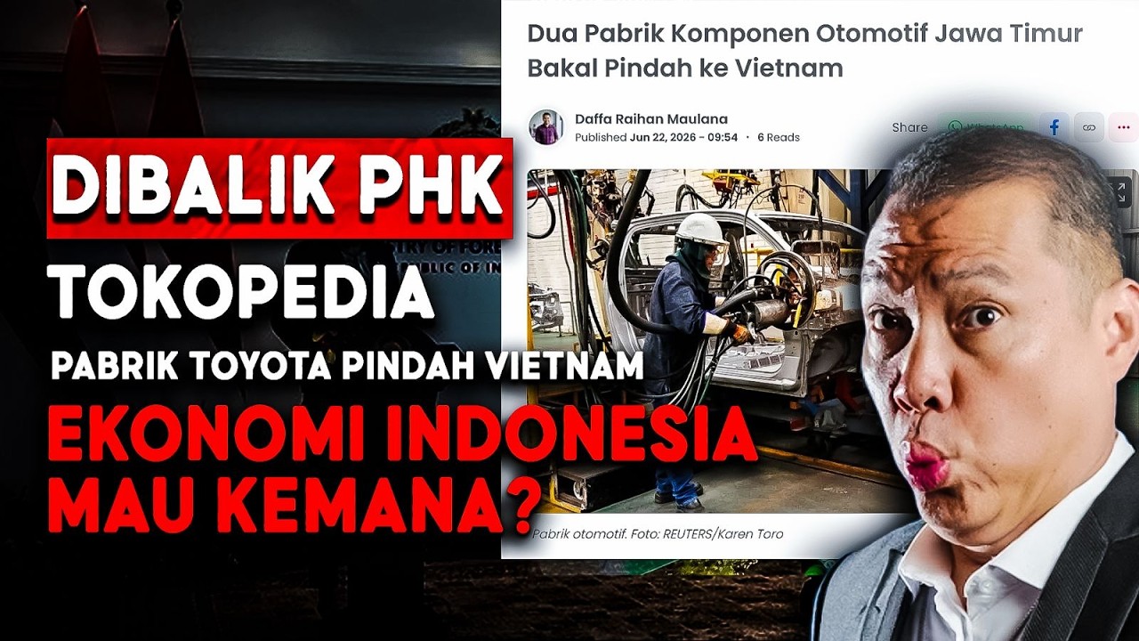 Badai Phk 2026, Pabrik Indonesia Kalah dari Vietnam? Rupiah Kembali Anjlok Dollar = 18.000 cover art