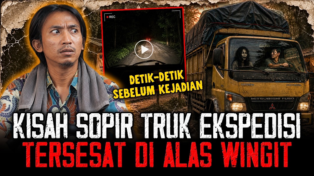 EDAN ! SOPIR TRUK INI KIRIM BARANG KE TEMPAT PEMBUANGAN M4Y4T HINGGA TERSESAT DI ALAS WINGIT ! cover art