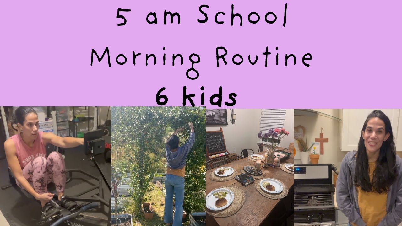 5 Am School Morning Routine 6 Kids cover art