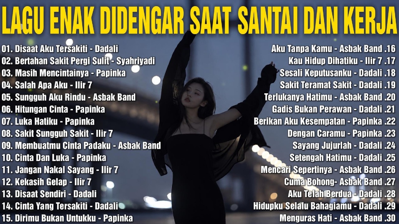 lagu enak didengar saat santai & kerja - lagu pop indonesia tahun 2000an cover art