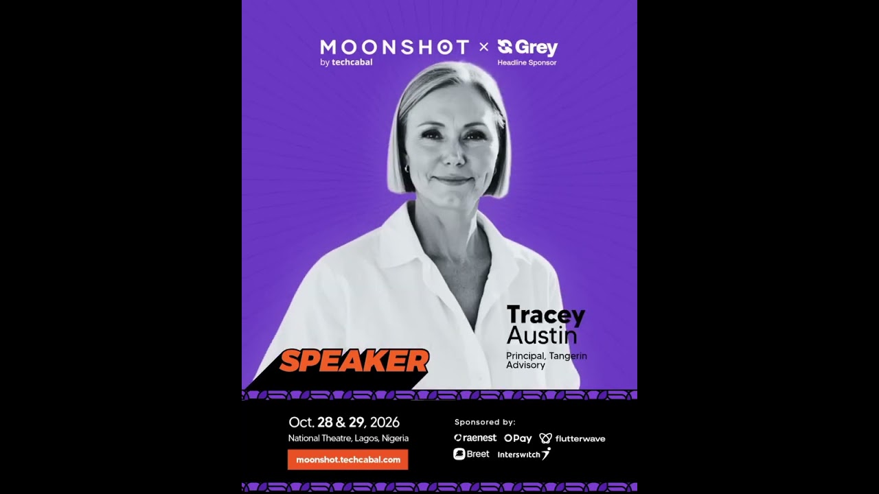 Moonshot Speaker Alert! Tracey Austin will be speaking at Moonshot cover art