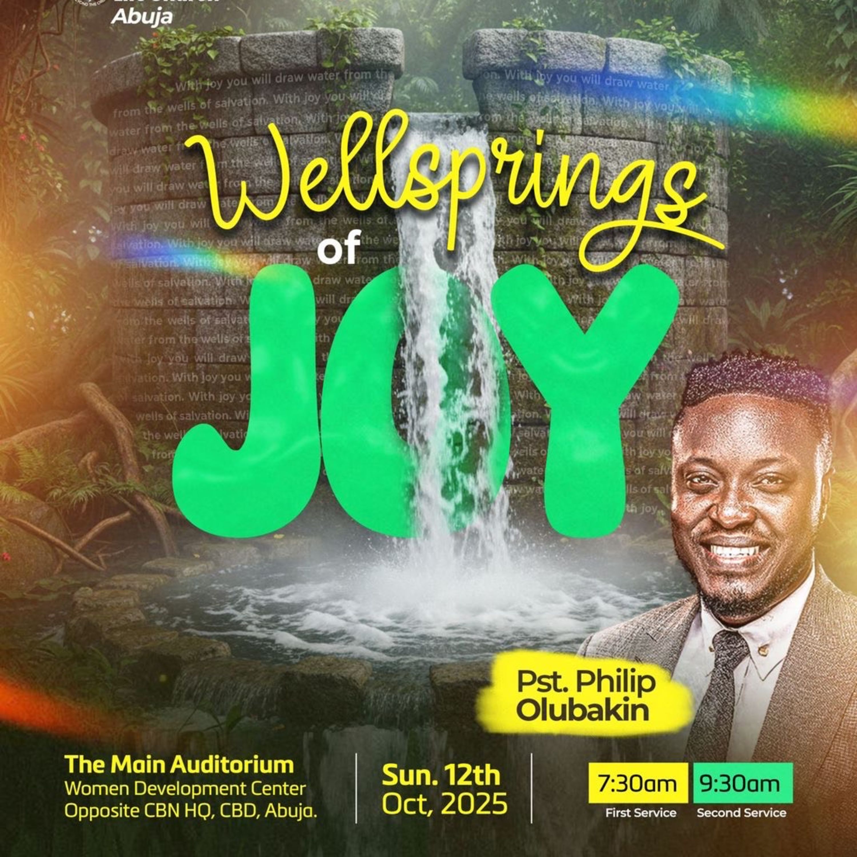 Wellsprings of Joy (1) - Pastor Philip Olubakin cover art