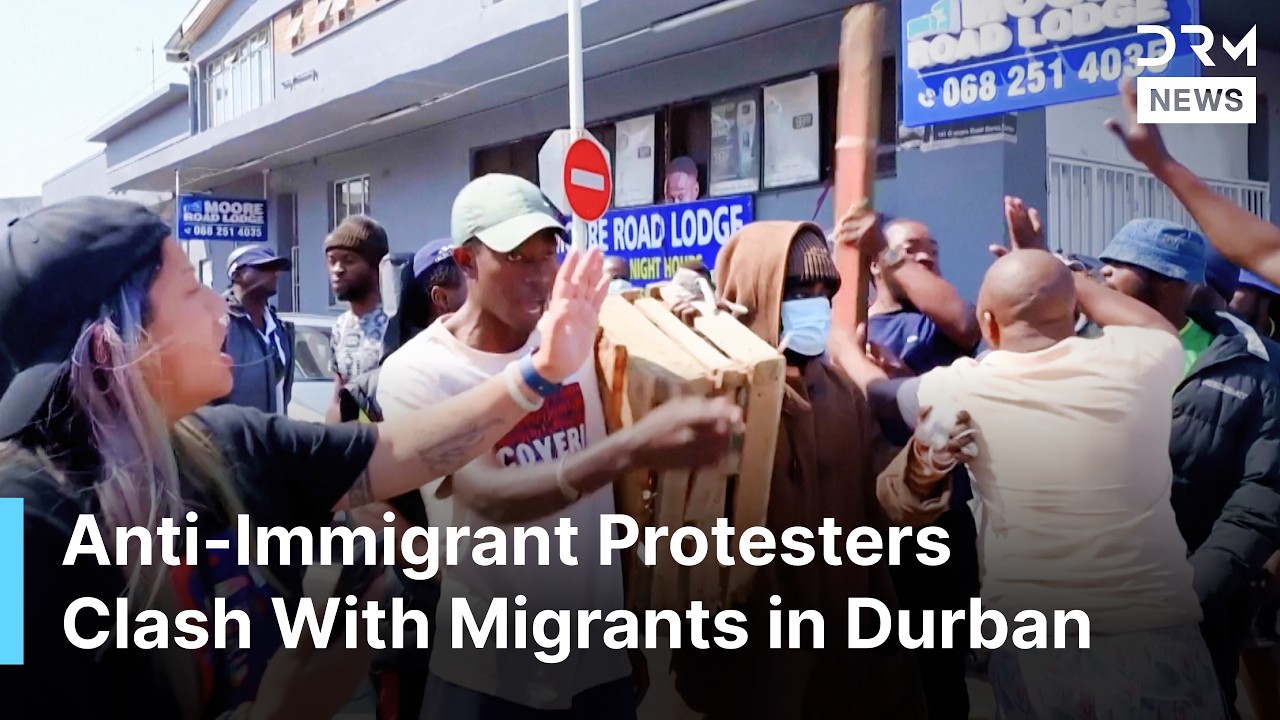 Violent Clashes Erupt as March and March Protesters Confront Migrants During Durban Clean-Up | AM1N cover art