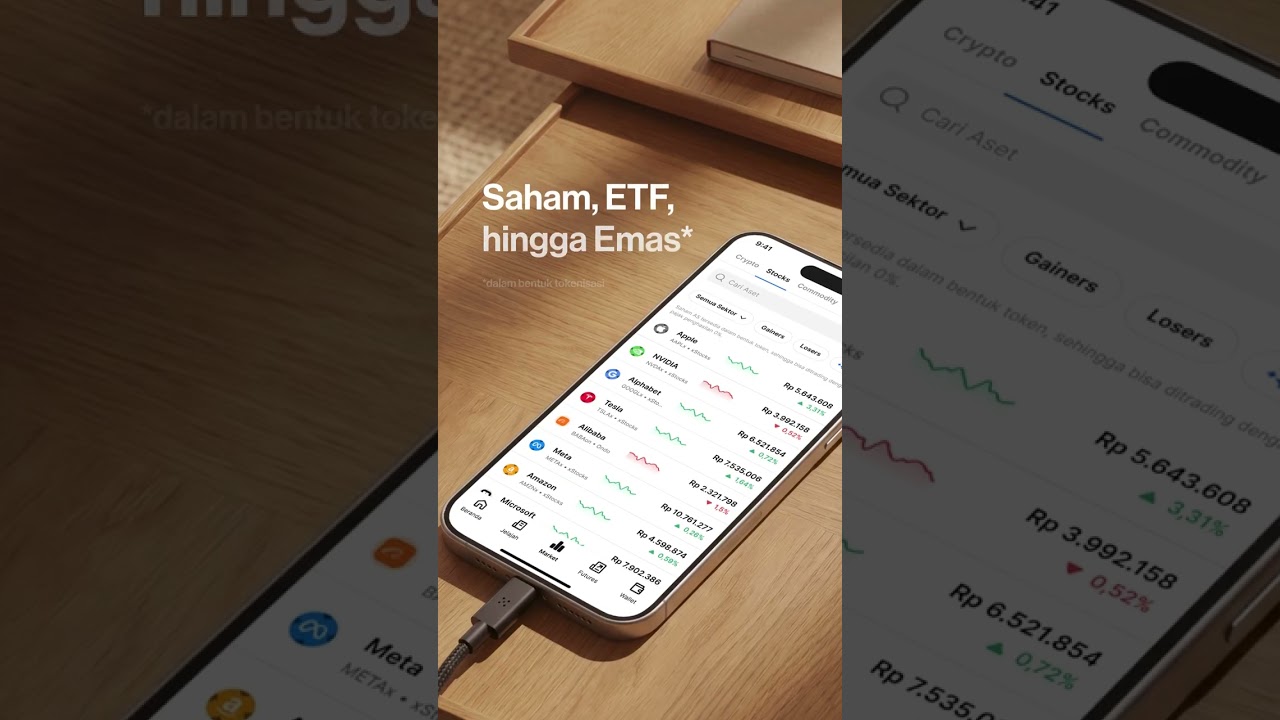 Saham AS, ETF, dan Emas. Satu Aplikasi.