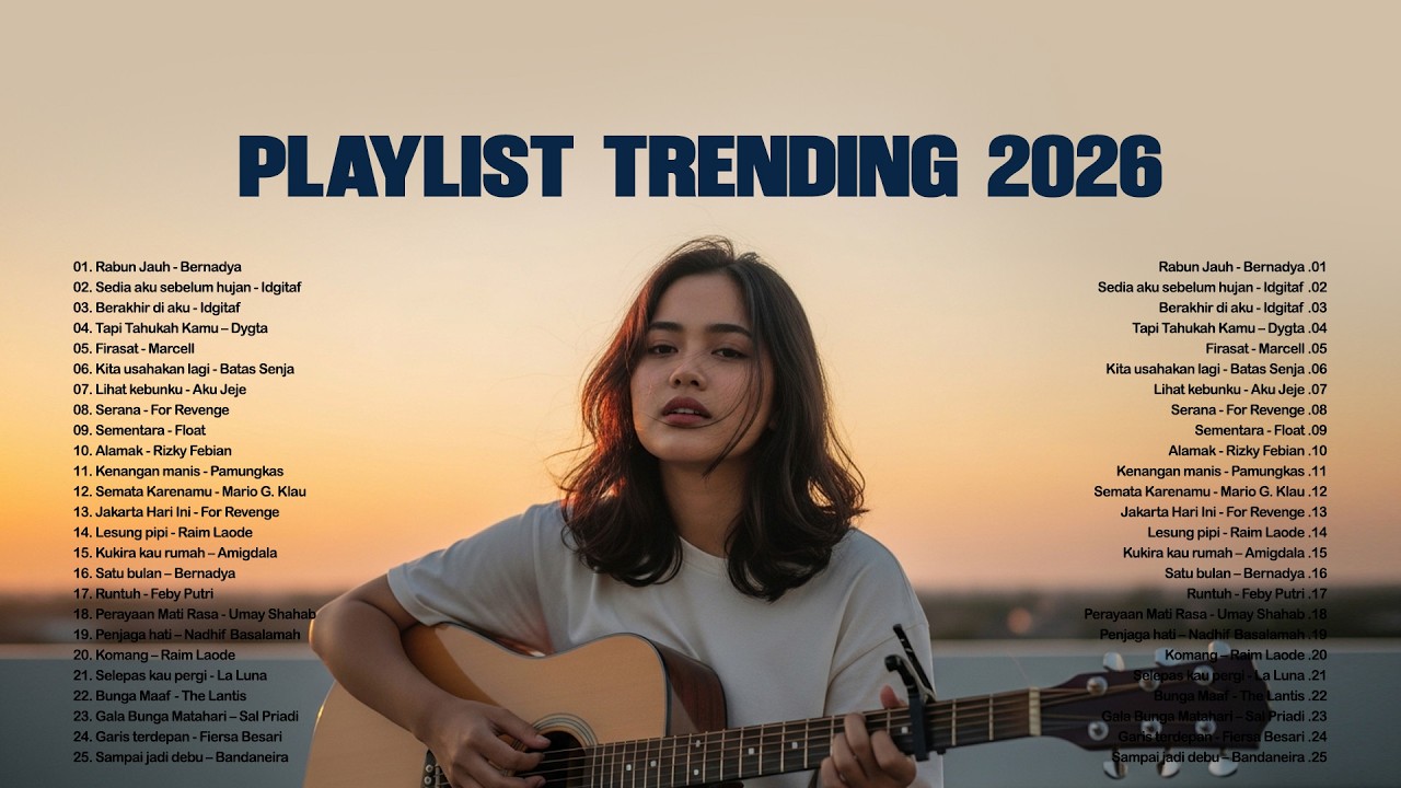 Playlist Trending Lagu Pop Indonesia 2026 🤍🎧 | Lagu Viral Tiktok 2026 🍃 — Lagu Indo terbaru 2026 cover art