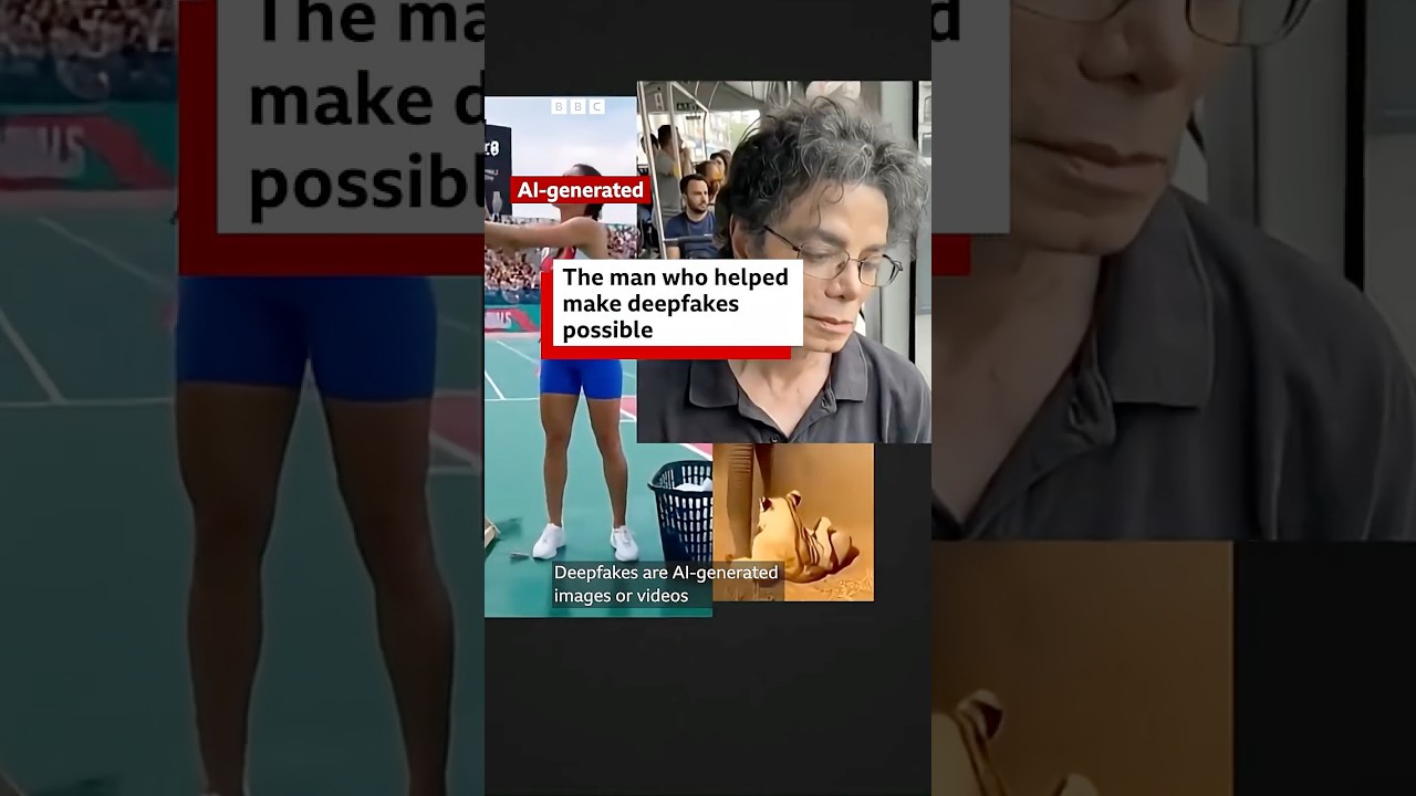 How deepfakes evolved from blurry images to photorealistic videos - BBC World Service #shorts cover art