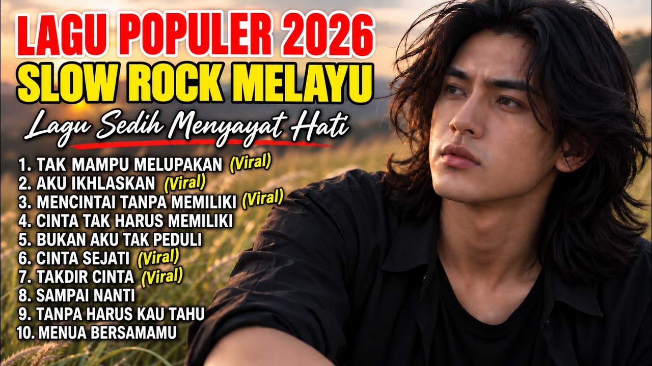 SLOW ROCK MELAYU TERBAIK 2026 / AKU IKHLASKAN / Full Album Lagu Malaysia Paling Menyayat Hati cover art