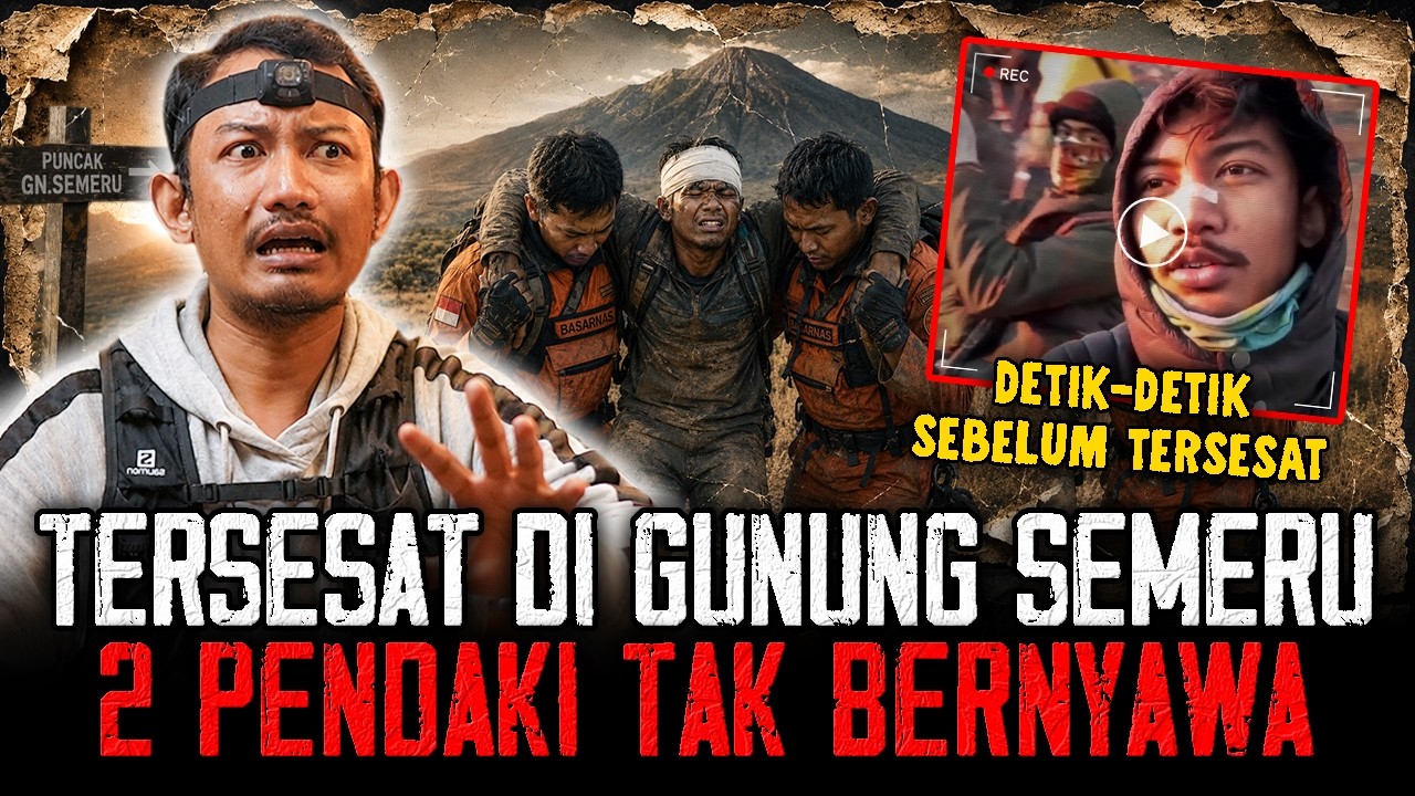 NGERI ! CERITA PENDAKI INI BIKIN UMANG GA MAU NAIK GUNUNG LAGI ! PENDAKI TERSESAT DI GUNUNG SEMERU ! cover art