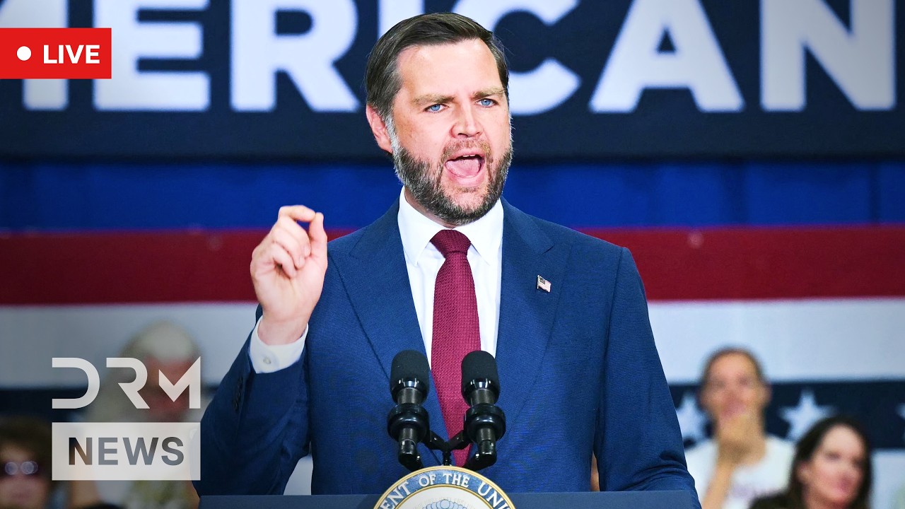 LIVE: JD Vance Holds First White House Briefing Since Karoline Leavitt Stepped Down | AC1N cover art