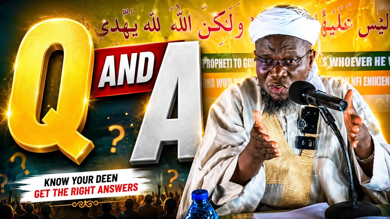 QUESTIONS AND ANSWERS ✅ — DR SHARAFUDDEEN GBADEBO RAJI حفظه الله ورعاه cover art