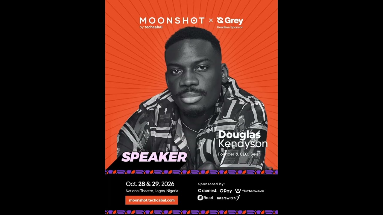 Moonshot Speaker Alert! Douglas Kendyson CEO of Selar will be speaking at Moonshot cover art