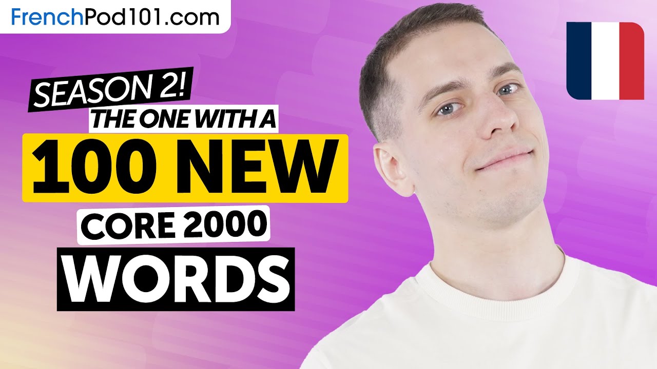 Learn 100 French Core 2000 Words – Fresh Season for Real Conversations cover art