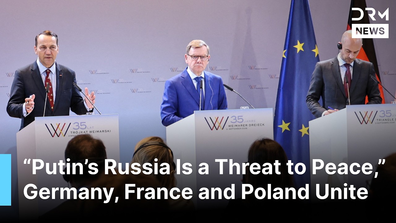 IN FULL: Germany, France and Poland Unite Against Russian Threats at Weimar Triangle Meeting | AC1B cover art