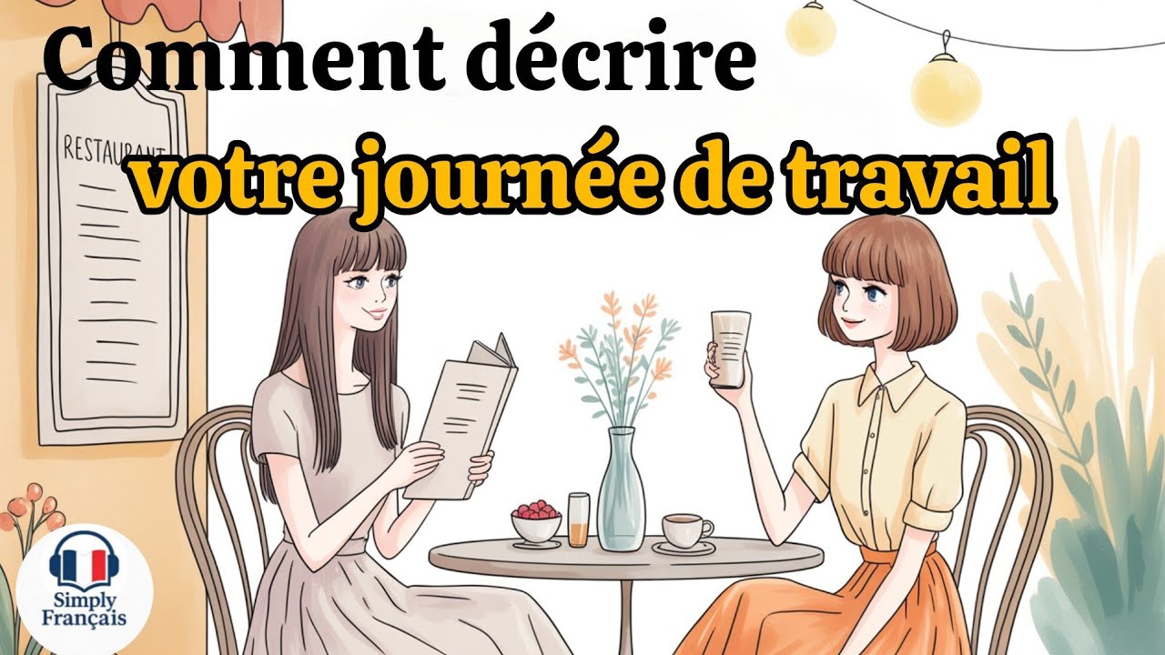 Podcast français | Comment parler de sa journée de travail en français cover art