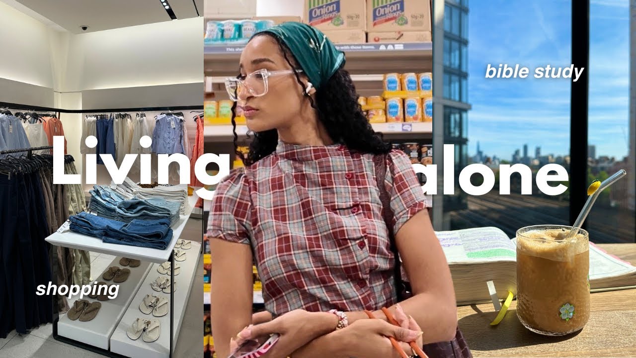 Living Alone Diaries | Life with Jesus 🤍 Shopping, new nails, bible study, coffees at home & more cover art