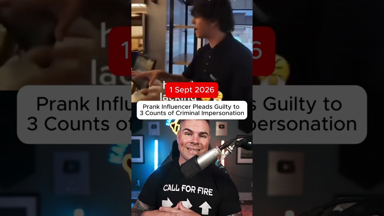 Prank Influencer Pleads Guilty to 3 Counts of Criminal Impersonation. cover art